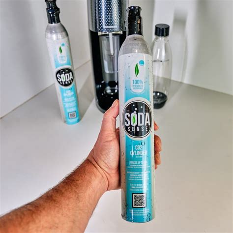 Soda sense. If you already have a soda machine but are running into issues with keeping full CO2 canisters in the home, join the Soda Sense CO2 refill club to ship and receive canisters right from your home! Key Take Aways: Soda water and sparkling water are virtually the same things. Both beverages are filtered water … 