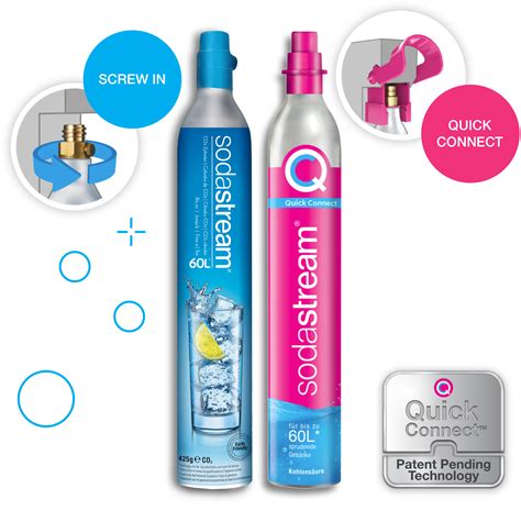 When a CO2 cylinder is used up, you can simply exchange it for a full one at a SodaStream retail location. The store returns the empty carbonating cylinders to SodaStream to be cleaned, inspected, and refilled with beverage-grade CO2 for the very best of drinks. Please note that our pink Quick Connect cylinders can only be bought …. 