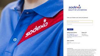 Sodexolink.com login. Go to www.sodexolink.com. 4. Click on the . ... Click the Login to Sodexo LINK button to go back to the login screen. 2. Enter your username and password. 3. 