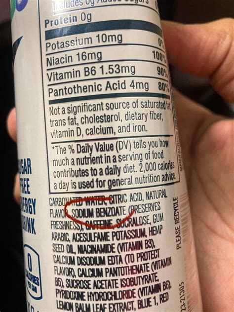 Sodium benzoate. : r/Kefir - Reddit