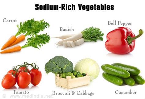 Sodium rich vegetables.  Learn how processing affects sodium levels and get ...