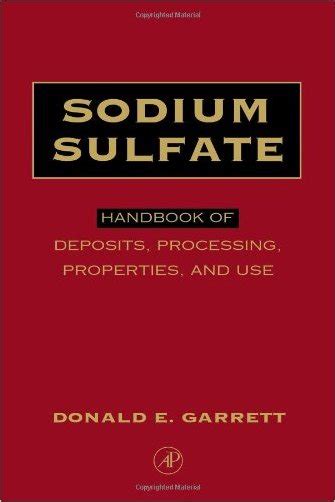 Sodium sulfate handbook of deposits processing amp. - A guide for delineation of lymph nodal clinical target volume in radiation therapy 1st edition.