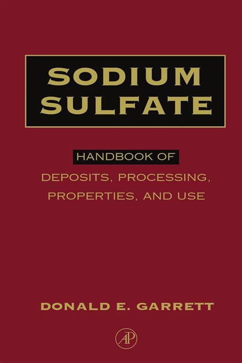 Sodium sulfate handbook of deposits processing and use. - Owners manual for 2011 ford mustang.