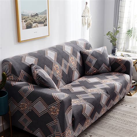 Sofa Covers Easy Fit Stretch Furniture Protector Soft Couch ... - eBay