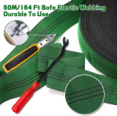 Sofa webbing replacement straps.  Long Replacement Elastic Webbing Kit t...