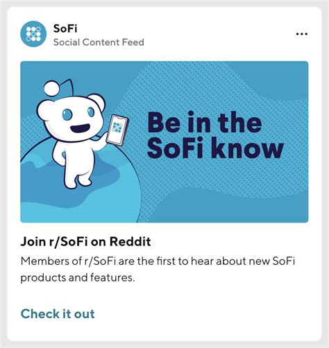 Sofi reddit. Thank you for your submission to r/SoFi.As a reminder, please do not share personal information or other sensitive information on this community. r/SoFi is unofficial, should you need immediate assistance please utilize our help thread to find the most relevant contact. A quick reminder to everyone else to not share referral links outside of the monthly referral … 