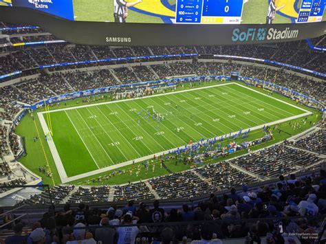The 500 level corner seats are some of the most affordable tickets for a Rams or Chargers game. Also, each section in the 500 level will have 22 rows of seating, making these some of the largest reserved sections at SoFi. The 400 level corner seats will be one tier lower than the 500 level corner seats, but both levels will offer similar views.
