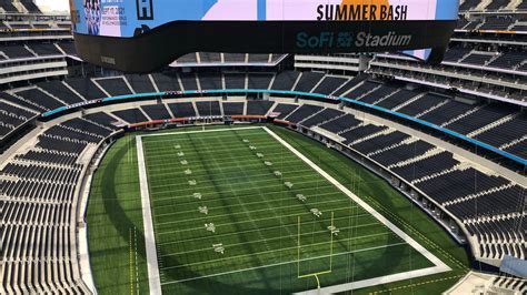 Sofi stadium view from 500 level. In comparison, the 500 level sections all have 22 rows of seating, but are the furthest away from the field. For fans looking for the best 50-yard line views we recommend looking for … 