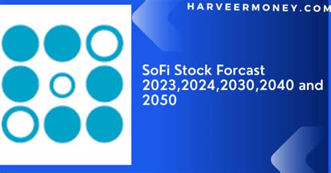SoFi Stock Price Forecast 2023-2024. SoFi price started in 2023 at $6.74. Today, SoFi traded at $8.12, so the price increased by 20% from the beginning of the year. The forecasted SoFi price at the end of 2023 is $8.99 - and the year to year change +33%. The rise from today to year-end: +11%.. 