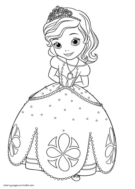 Sofia Princess Coloring Pages