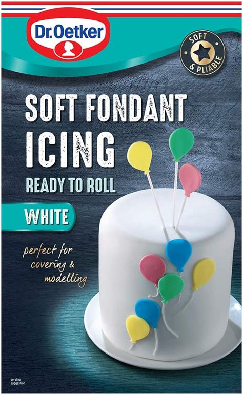 Soft Fondant White Icing Ready Rolled - Products Dr.