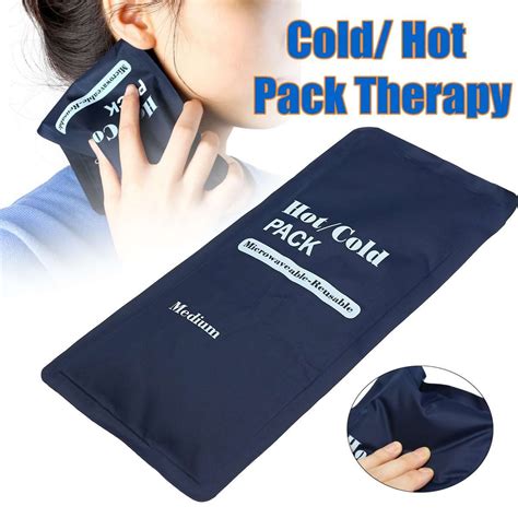 Soft Reusable Hot Cold Therapy Pack Gel Pad Ice Cooling Heating Pads ...