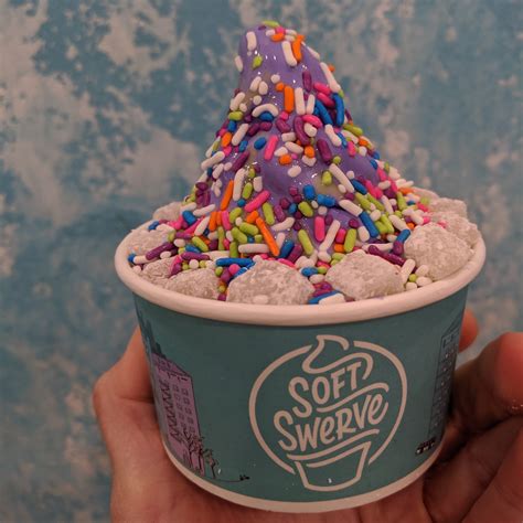 Soft swerve nyc. “Known for their soft serve menu studded with classic Asian ingredients like ube and matcha, as well as their eye-catching red waffle cones, Soft Swerve consistently delivers on their East and... 