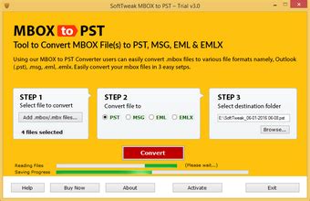 SoftTweak MBOX to PDF for Windows