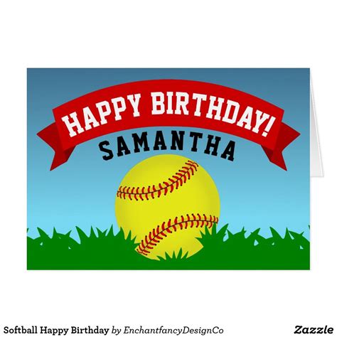 About this item . Package Includes: Softball birthday party decorations include 12 latex balloons 12 inches, 1 “HAPPY BIRTHDAY”banner, 1 “HAPPY BIRRTHDAY” cake topper and 1 “HAPPY BIRTHDAY” softball backdrop 3.28*4.92 ft.. 