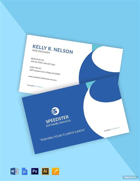 Software Developer Business Card Templates & Design …