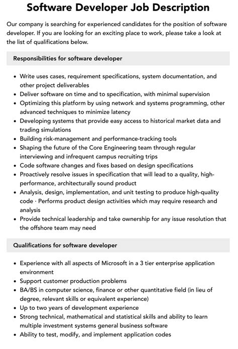 Software Developer Job Description And Salary: What Is the Job Description for a Sales Specialist? image 1