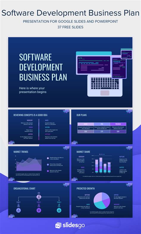 Software Development Business Plan For Google Slides Ppt
