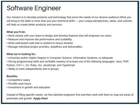 Software Engineer Role Description: A Comprehensive Guide to Understanding the Hotel Sales Manager Job Description image 1