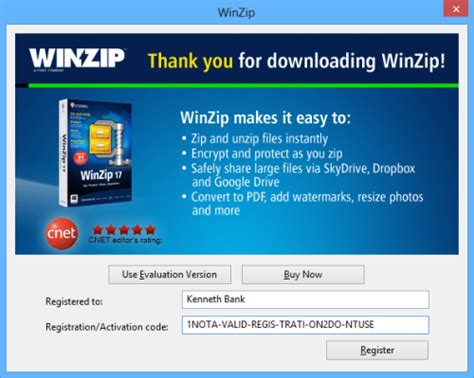 Software Keys - Winzip 17 Key: Reg Name:-Software Keys