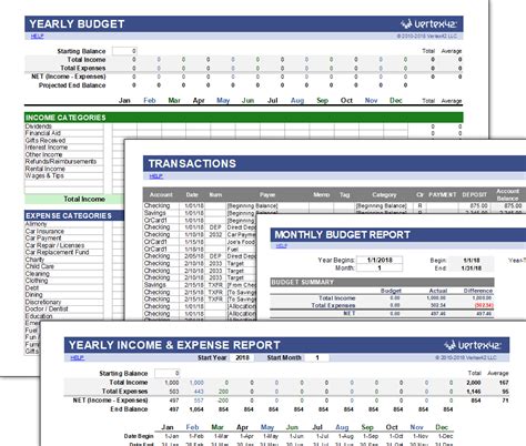 Software License Tracking Spreadsheet in Free Money Management Template