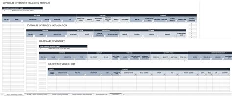Software License Tracking Spreadsheet within Free Excel Inventory