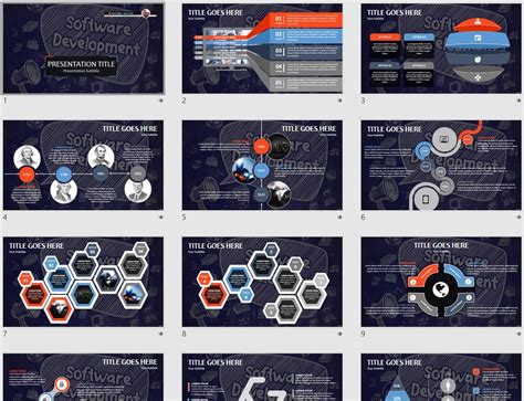 Software PowerPoint Template 55652