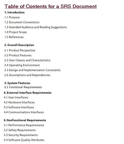 Software Requirements Specification Document With Example Krazytech
