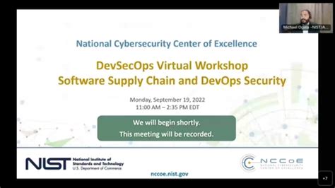 Software Supply Chain and DevOps Security Practices NCCoE - NIST