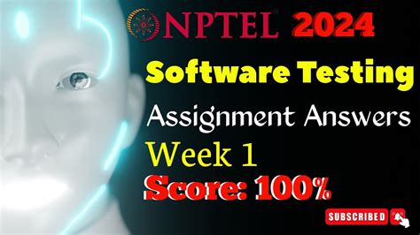 Software Testing Nptel Assignment Answers Jan 2024 Unit 4 Week …