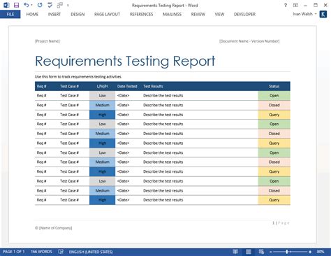Software Testing Templates Free Download FREE PRINTABLE TEMPLATES
