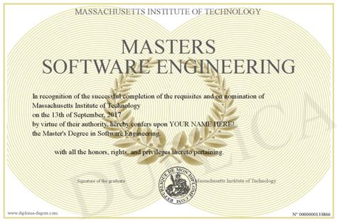 Software engineer certification. 