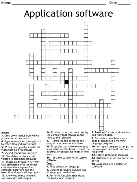  The Crossword Solver found 30 answers to "software engineer for short", 3 letters crossword clue. The Crossword Solver finds answers to classic crosswords and cryptic crossword puzzles. Enter the length or pattern for better results. Click the answer to find similar crossword clues. . 