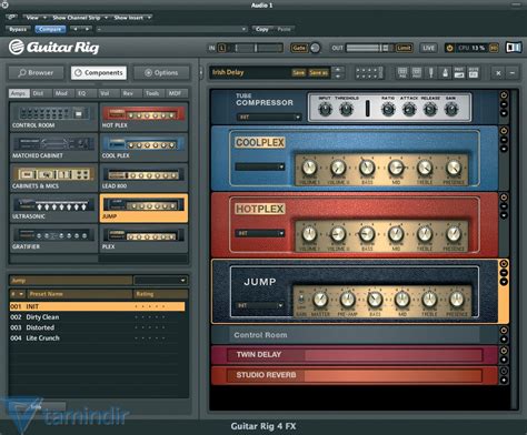 Software guitar rig. Native Instruments has announced Guitar Rig 6 Pro, the long-awaited major update of the virtual guitar rig software, which introduces brand new amplifier emulations, effects, artist presets and a new Intelligent Circuit Modeling technology.. Guitar Rig 6 Pro debuts Intelligent Circuit Modeling, a technology which uses machine-learning to reproduce the … 