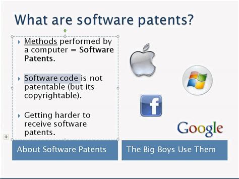 Software inventions and the patent system a users guide software is patentable but the process can be expensive. - Toyota crown royal saloon 2004 owner manual.
