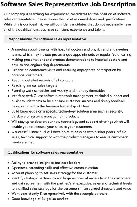 Software sales representative Jobs Glassdoor