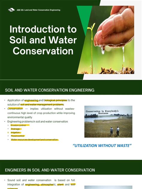 Soil and water conservation lecture notes pdf.  Water harvesting techni...