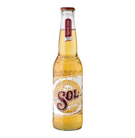 Sol beer. Jan 1, 2019 · As of 2019, Sol remains as light as a feather, a classic Mexican lager that looks and drinks like a ray of sunshine. Light granary notes mask a hint of peanut butter, with a slight lemony kick on the back end. The palate is just a touch sweeter than expected, with a gentle chewiness on the tongue — though the beer is less sweet than memory ... 