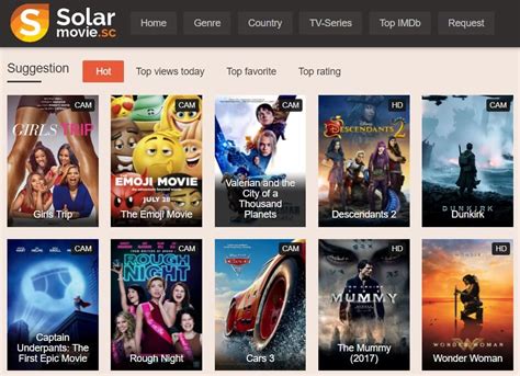 Solamovies. The Solarmovies Experience. Solarmovies offers a seamless viewing experience, free of annoying ads and pop-ups. It boasts a clean and intuitive interface, ensuring a hassle … 