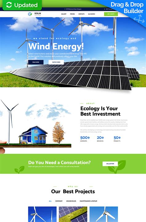 Solar Landing Page Template