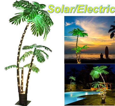 Solar Palm Tree - Etsy