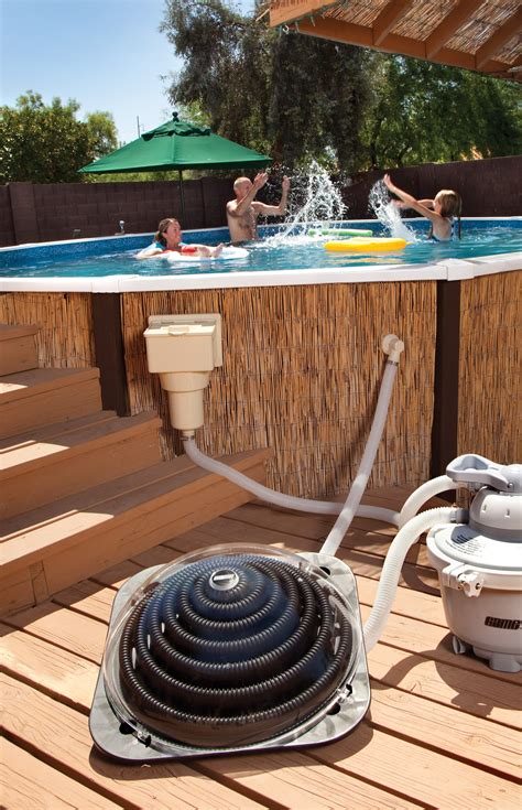 Solar Pool Heater Solar Powered Heating Above Ground Pools