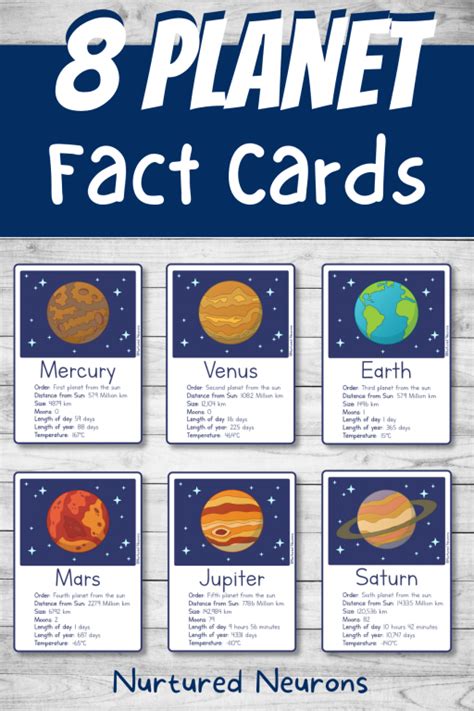 Solar System Printable Fact Sheets