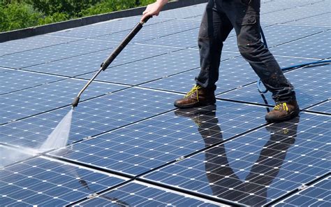 Cleaning Your Solar Panels. In many cases, cleaning your solar panels should be very hands-off. “In environments with periodic rain, that rain going to wash away any dust, soiling, or bird droppings,” Lynch said. In fact, even snow melting off your panels will clean your panels by removing dust and debris.. 