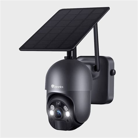 Solar powered security camera. The Soliur SX20 Pro is a wireless solar-powered outdoor security camera that is completely self-sustained, wire-free, and extremely easy to install. Never needing to be dismounted or recharged, the camera’s innovative technology only requires 30-90 minutes of sunlight a day to keep it powered. 