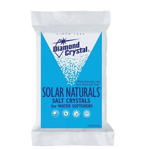 Solar salt menards. Premium-purity water softener salt - typically 99.8%. Greater than 99.7% water soluble. Compacted pellets specially formulated to prevent mushing and bridging. Patented two-handle, 40 lb. bags make lifting and carrying easy. Helps extend life of appliances, pipes and fixtures. Helps keep laundry and hair, soft and bright. 