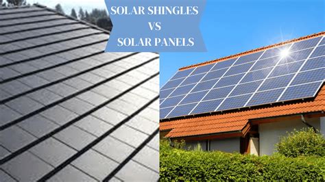 Solar shingles vs solar panels. The Tesla Solar Roof integrates solar panels into regular roof shingles so homeowners can generate solar power on their roofs without having to worry about the look of their home being tainted by solar panels. A 6.14 kW Solar Roof will cost a total of about $51,000 before incentives for an average-sized roof, but the price can vary depending on ... 
