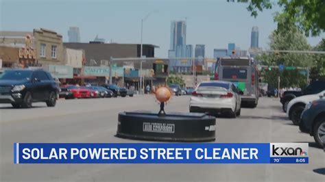 Solar-powered street vacuum makes Austin debut