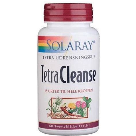 Solaray Tetra Cleanse 60 stk (16 butikker) • Se priser