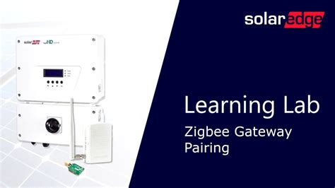 Solaredge zigbee not connected.  It explains how to connect Solar Edge Inverters will still w...